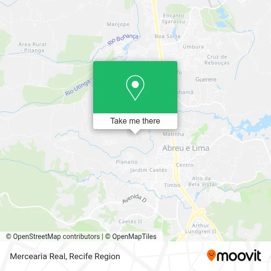 Mercearia Real map