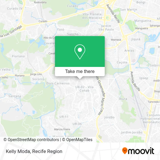 Kelly Moda map