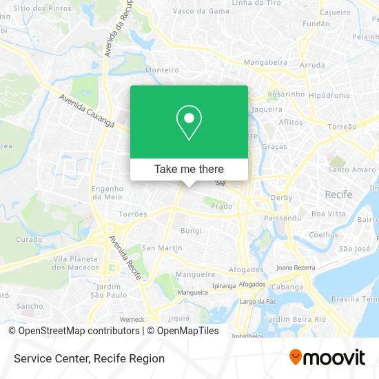 Centro Service map