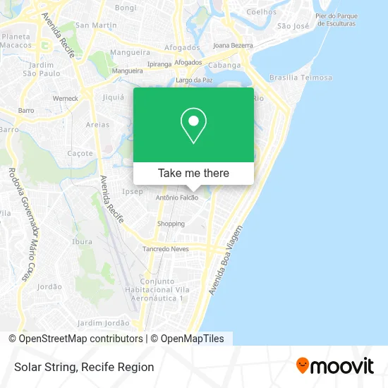 Solar String map