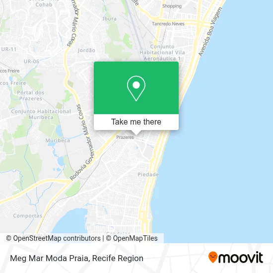 Meg Mar Moda Praia map
