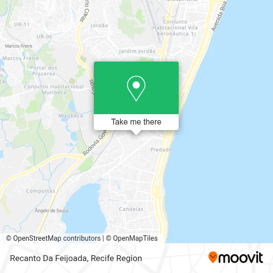 Recanto Da Feijoada map