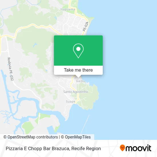 Pizzaria E Chopp Bar Brazuca map