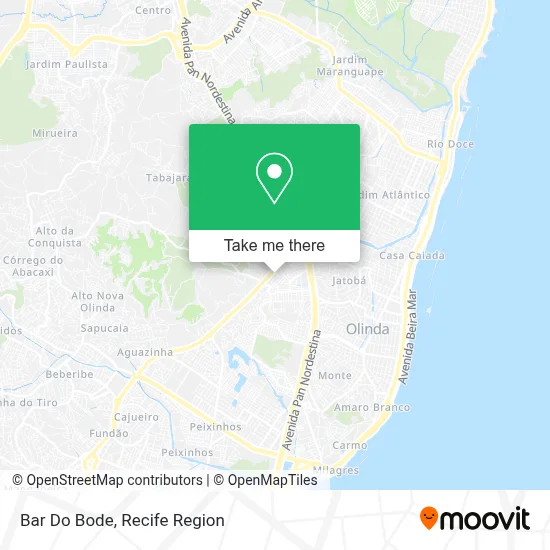 Bar Do Bode map