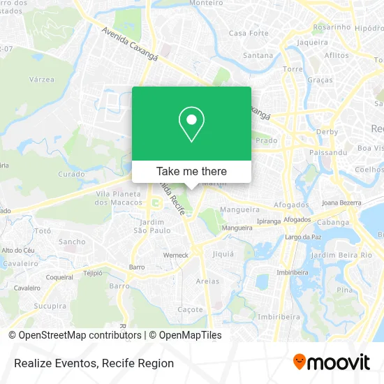 Realize Eventos map