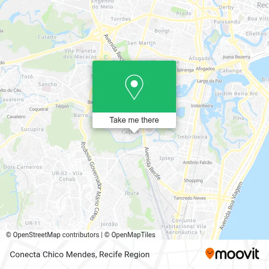 Conecta Chico Mendes map