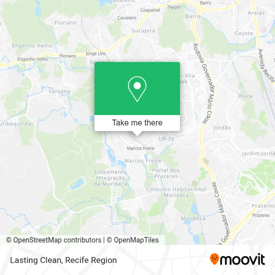 Lasting Clean map