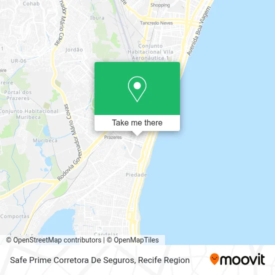 Safe Prime Corretora De Seguros map