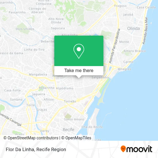 Flor Da Linha map