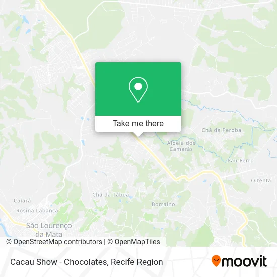 Cacau Show - Chocolates map