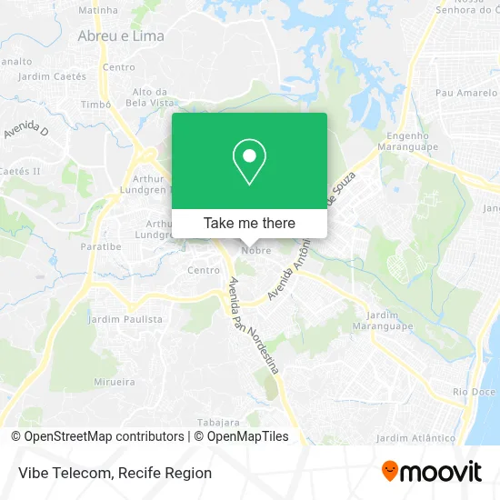 Vibe Telecom map