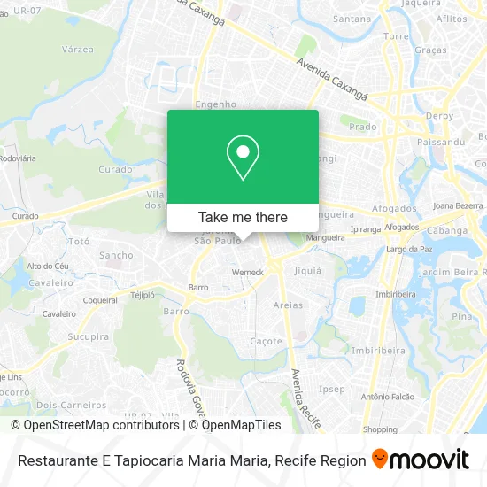 Restaurante E Tapiocaria Maria Maria map