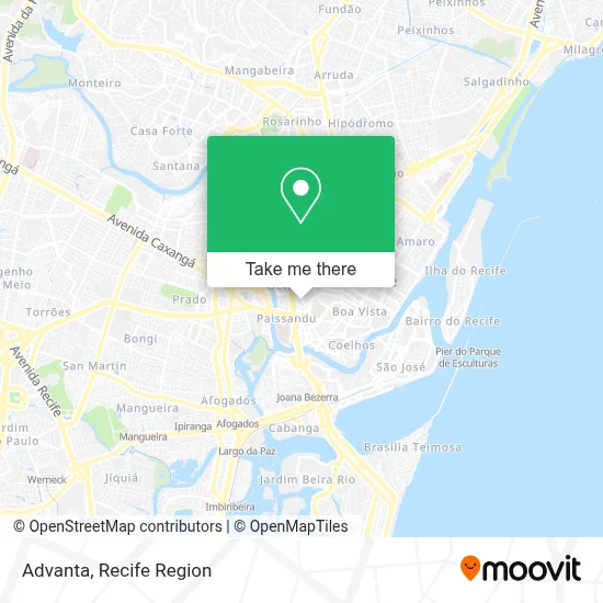 Advanta map
