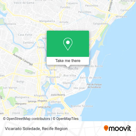Vicariato Soledade map