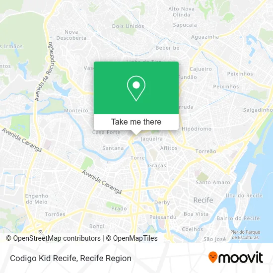 Codigo Kid Recife map