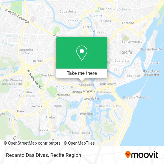 Recanto Das Divas map