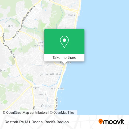 Rastrek-Pe M1.Rocha map