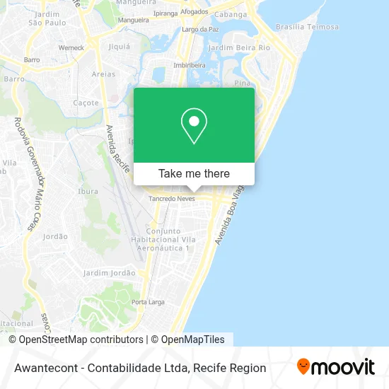 Awantecont - Contabilidade Ltda map