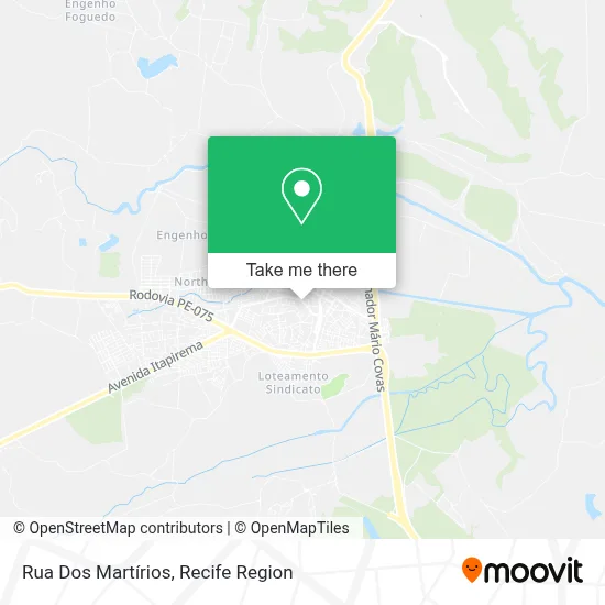 Rua Dos Martírios map