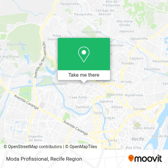 Moda Profissional map