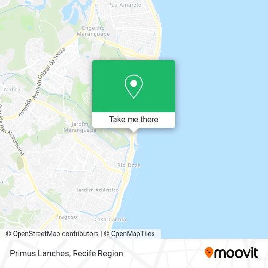 Primus Lanches map