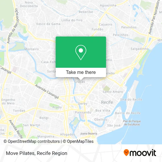 Move Pilates map
