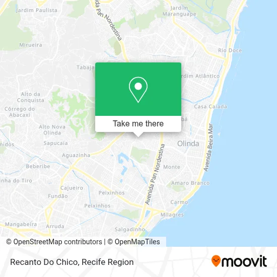 Recanto Do Chico map