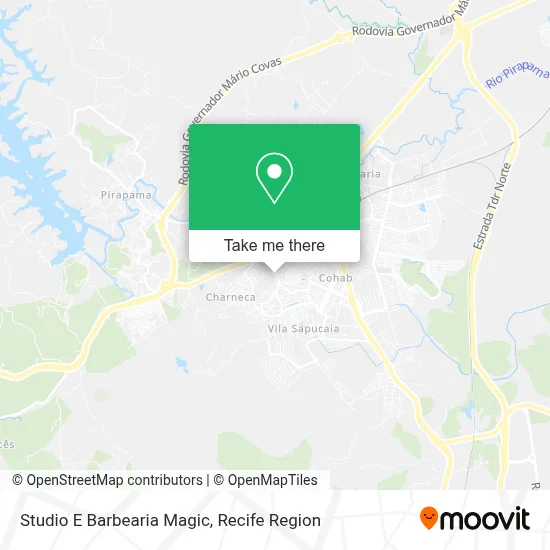 Studio E Barbearia Magic map