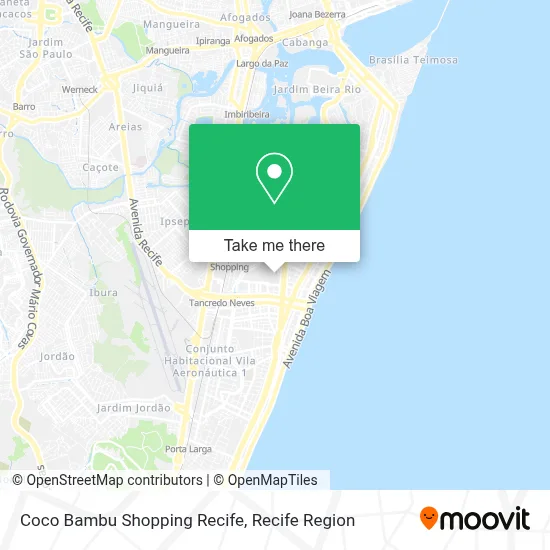 Coco Bambu Shopping Recife map