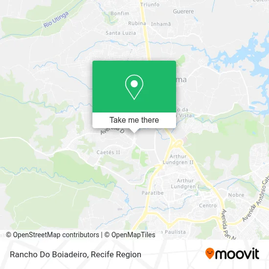 Rancho Do Boiadeiro map