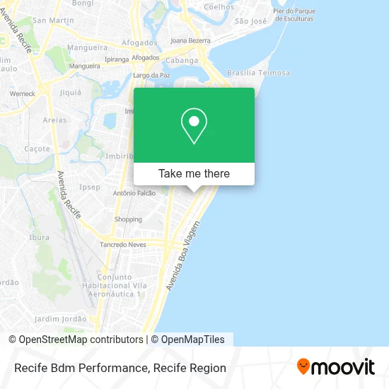 Recife Bdm Performance map