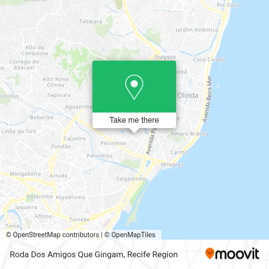 Roda Dos Amigos Que Gingam map