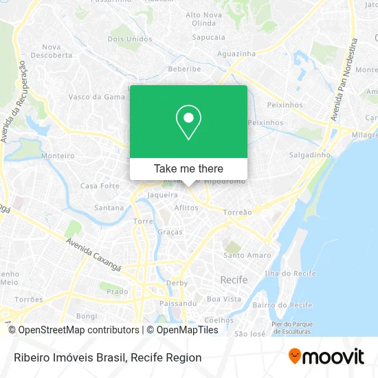 Ribeiro Imóveis Brasil map