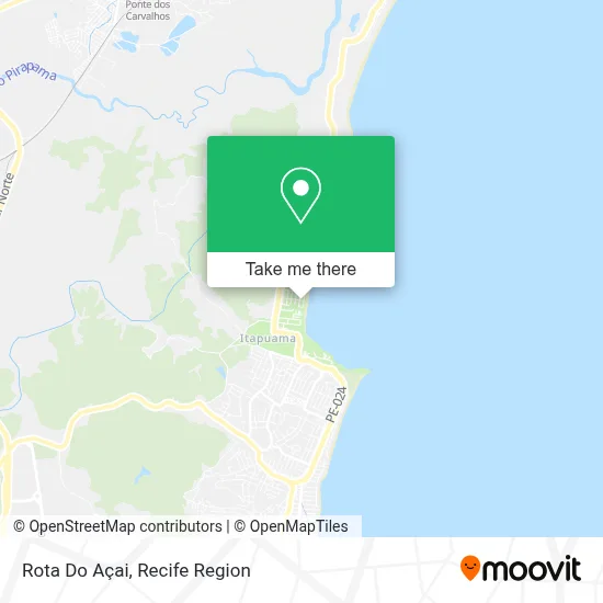 Rota Do Açai map