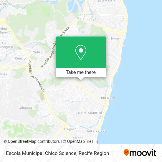Escola Municipal Chico Science map