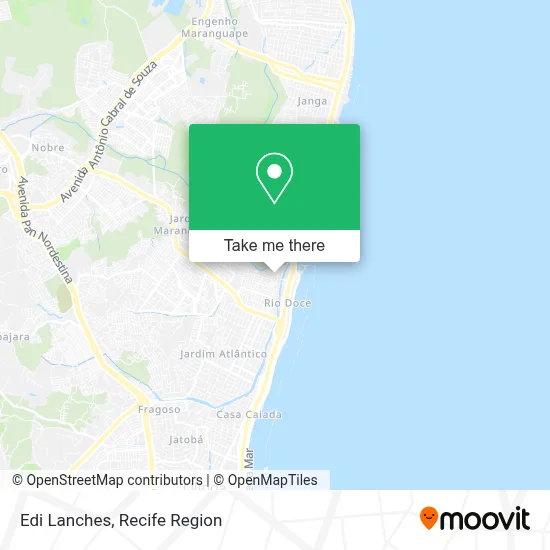 Edi Lanches map