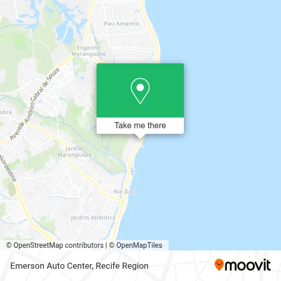 Emerson Auto Center map