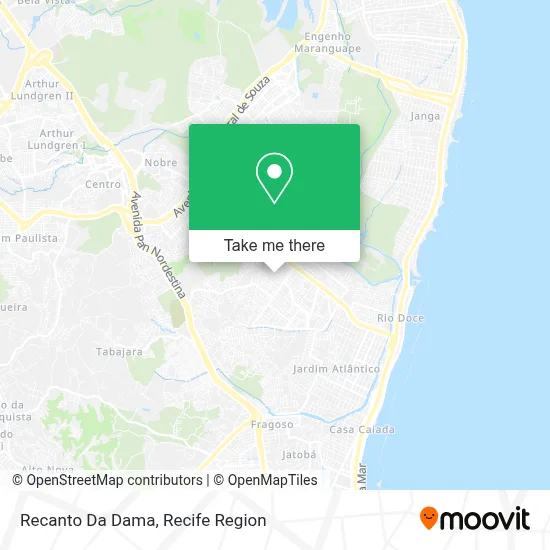 Recanto Da Dama map