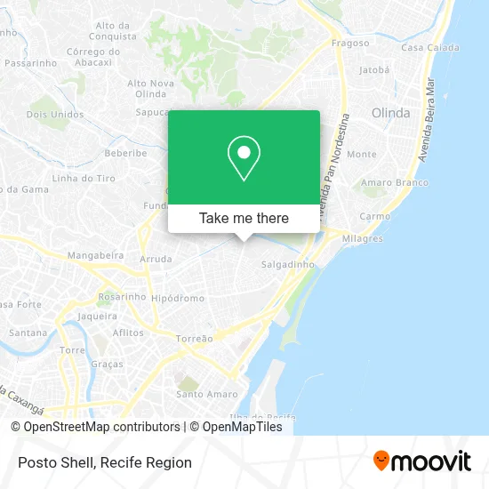 Posto Shell map