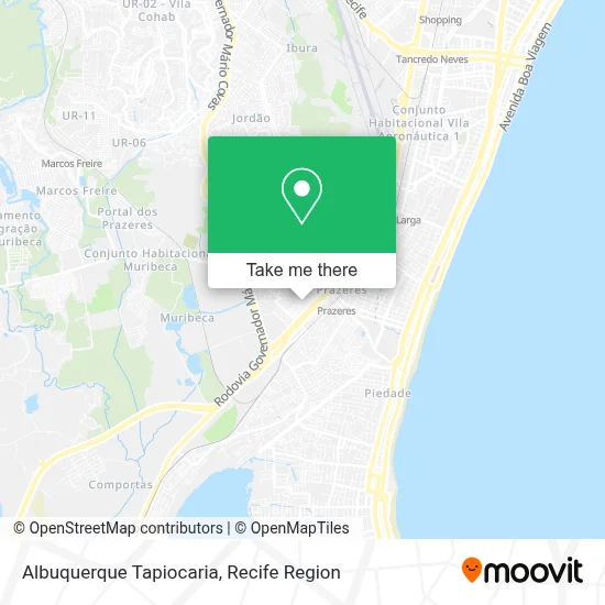 Albuquerque Tapiocaria map