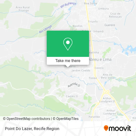 Point Do Lazer map