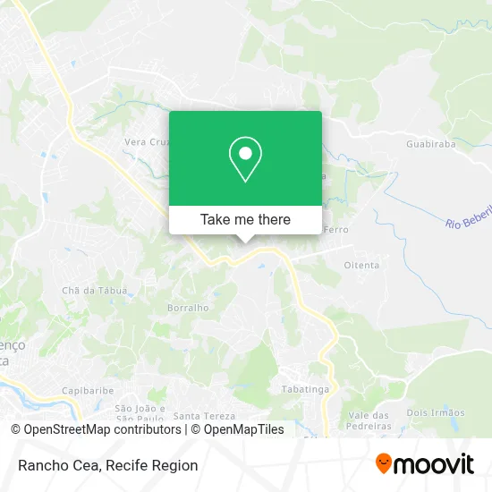 Rancho Cea map