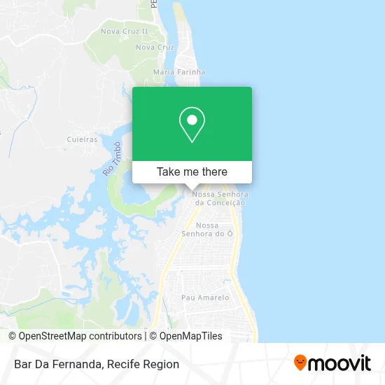 Bar Da Fernanda map