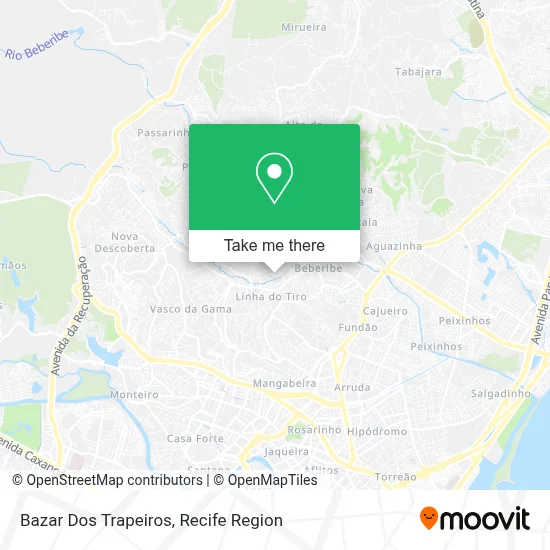 Bazar Dos Trapeiros map