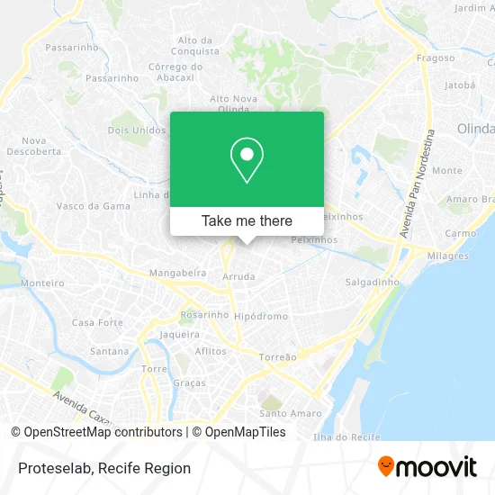 Proteselab map