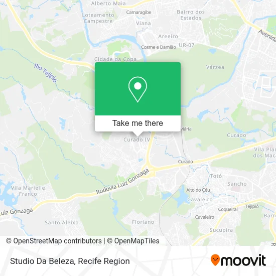 Studio Da Beleza map