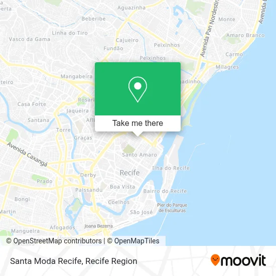 Santa Moda Recife map