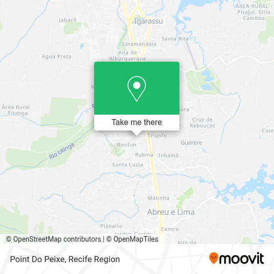 Point Do Peixe map