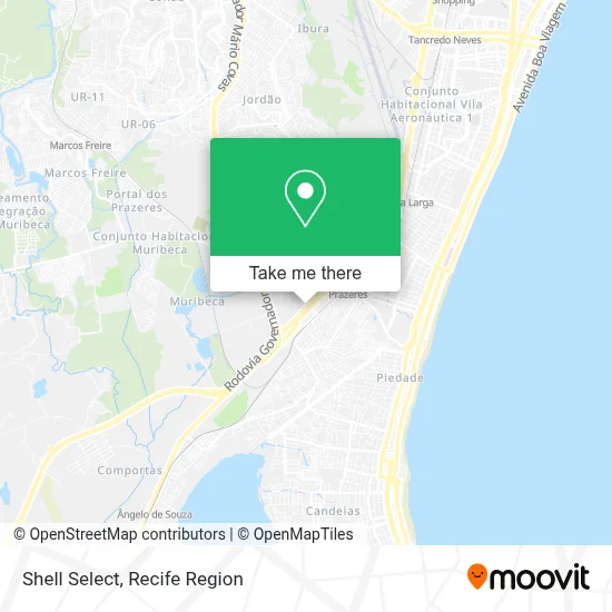Shell Select map