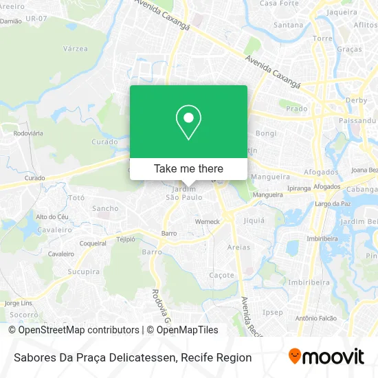 Sabores Da Praça Delicatessen map